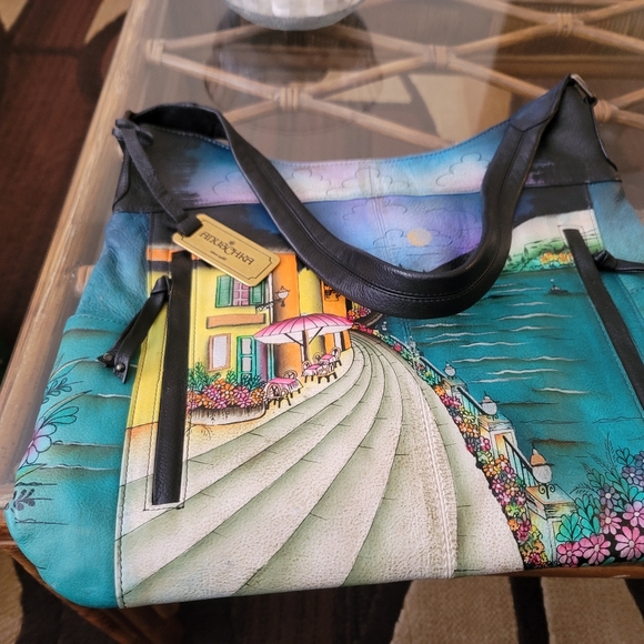 Anna by Anuschka hand painted leather handbag. - Picture 8 of 8